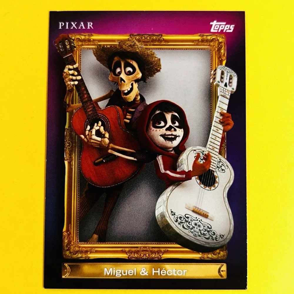 2026‎ Topps Disney Neon #FF-2 Miguel & Hector Family First Insert